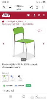 Prodej stohovatelnych plastových židli - 3