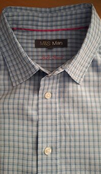 Pánská kostičkovaná košile M&S Man/L/2x61cm - 3