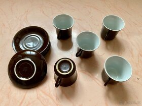 Retro porcelánový kávový servis- 11 ks - 3