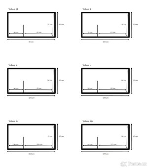 Psí bouda Masiv (žádné OSB desky), 6 velikostí - 3