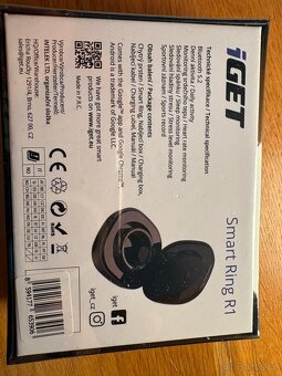 iGET Smart Ring R1 Rose Gold, vel. 10 - 3