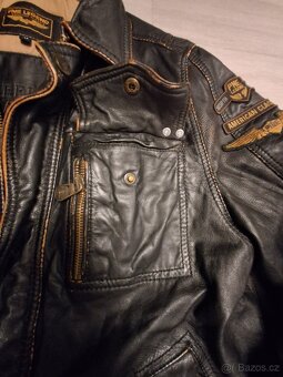 Pánská kožená bunda Pall Mall - pilotka vel. M - 3