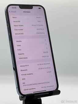 iPhone 13 pro Max 256GB Siera Blue / Záruka 12 mes. - 3