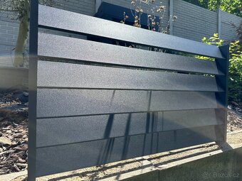 Hliníkový plot, hliníková zástěna do pergoly - 3