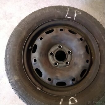 4 letní pneu obuté na plechacich - 3