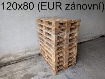 Dřevěné palety (různé velikosti) od 100 Kč - 3