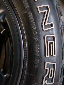 Alu disky org.VW T4 15"5×112 Off road pneu - 3