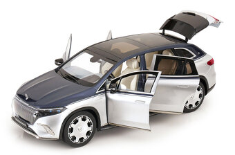 1:18 Mercedes Maybach EQS 680 SUV Z296 bluesilver NZG - 3