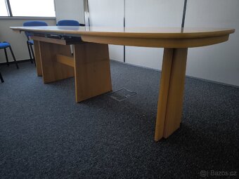 Jídelní - jednací stůl rozkladaci 150 až 285cm - zachovaly - 3