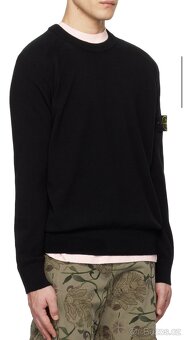 STONE ISLAND svetr – černý, velikost M - 3