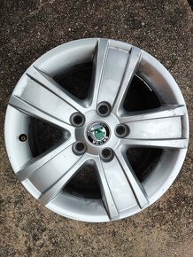 Originál škoda ALU kola 6,5Jx15 5x112 ET50 - 3