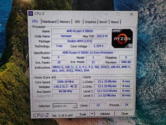 CPU AMD Ryzen 9 5900X - 3
