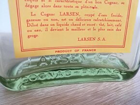 Sběratelská lahev od koňaku Larsen cognac Francie - 3
