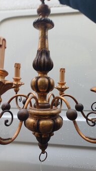 Prodám zámecký lustry na 6 žárovek - 3