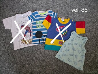 Dětské oblečení vel. 80, 86 - 3
