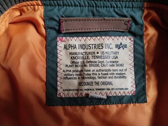 Alpha Inustries Bomber MA 1 Light orig - 3
