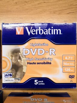 Nová prázdná CD-RW a DVD-R a DVD+R - 3