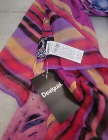 Desigual šátek fialový nový s visačkou značkový - 3