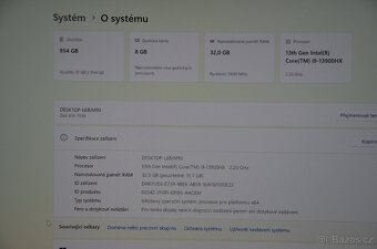Dell G16 7630 i9/32GB/SSD 1TB/RTX 4070/záruka - 3