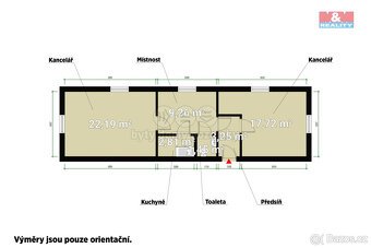 Pronájem kanceláře, 56 m², Plzeň, ul. Karlovarská - 3