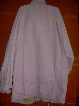 Dám. bunda (parka) starorůžová barva, vel.44, jarní,zimní - 3