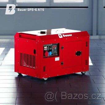 Nouzový generátor Bauer GFS-6 ATS elektrocentrála - 3