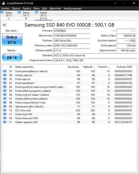 SSD disk 2.5" Samsung EVO 870 500GB - 3