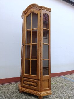 Rustikální vitrína, nábytek z masívu - 3