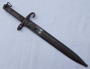 R.U. bodák, bajonet Mannlicher M95 s muškou. - 3