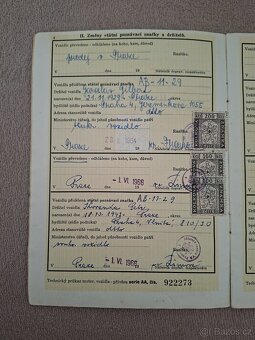 Technický průkaz skútr ČZ 175/502 - 3