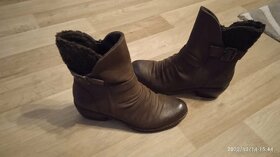 NOVÁ DÁMSKÁ KOTNÍKOVÁ OBUV  RIEKER vel. 39 + KRÉM NA OBUV - 3