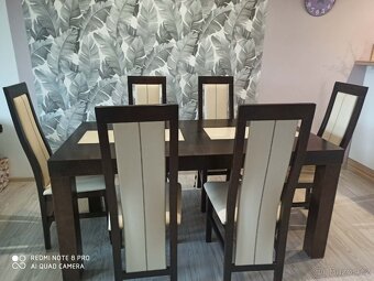 Prodám jídelní stůl + 6 židlí. - 3