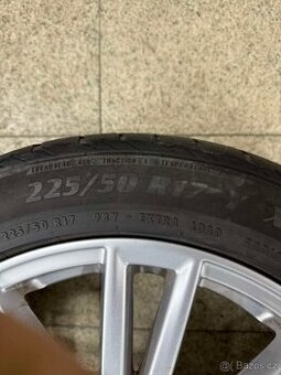 Alu kola R17 Citroen 4x108 7Jx17 ET25, 225/50R17 - 3