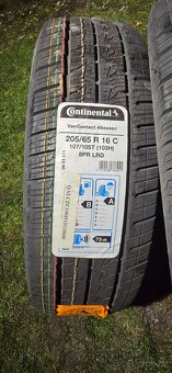 Nové celoroční pneumatiky 205/65/16C Continental - pošlu - 3