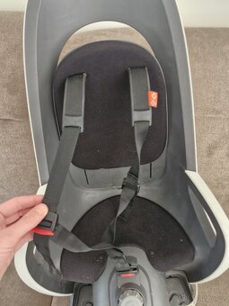 HAMAX Cyklosedačka s uzamykatelným zámkem Caress White/Black - 3