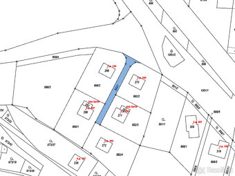Prodej pozemku příjezdové cesty 242 m2 v obci Nová Ves, okre - 3