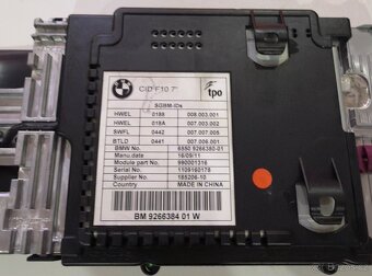 6550 9266380-01, BMW F10/F11, 7 palcový displej,LCD - 3