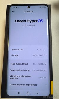 Xiaomi Poco X7 256gb Ram 8gb s kabelem s pouzdrem Cena 4699 - 3