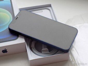 APPLE iPhone 12 mini 128GB Blue - ZÁRUKA - 100% BATERIE - 3