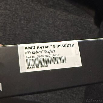 Nový procesor AMD RYZEN 9 9950X3D se zárukou - 3