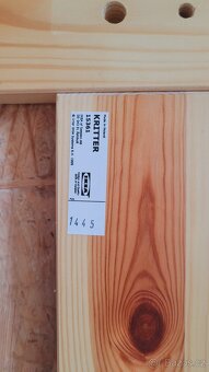 dětská postel IKEA KRITTER dřevěná, antialergická matrace - 3