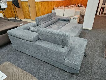 Rohová sedací souprava-rozkládací - 3