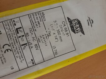 Prodám svářecí elektrody ESAB OK - 3