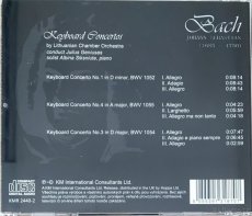 CD J. S. Bach - Keyboard Concertos - 3