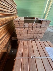 Fošny s pero drážkou Modřín-Výdřeva - 3