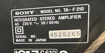 SONY - TA-F210 - 3