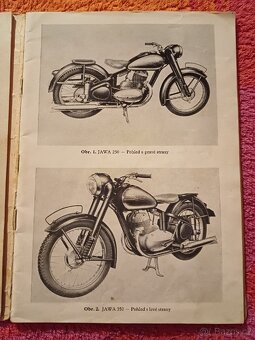Prodám Popis a jízdní návod Jawa pérák 250 a 350 r.v.1952 - 3