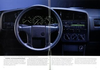 Volkswagen Passat B3 1993 - Prospekt. - 3