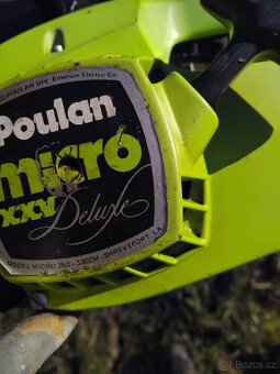 Prodám motorovou pilu Poulan micro XXV Deluxe - 3