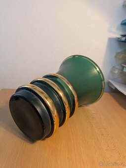 Skleněná váza, zlatem zdobená - 3